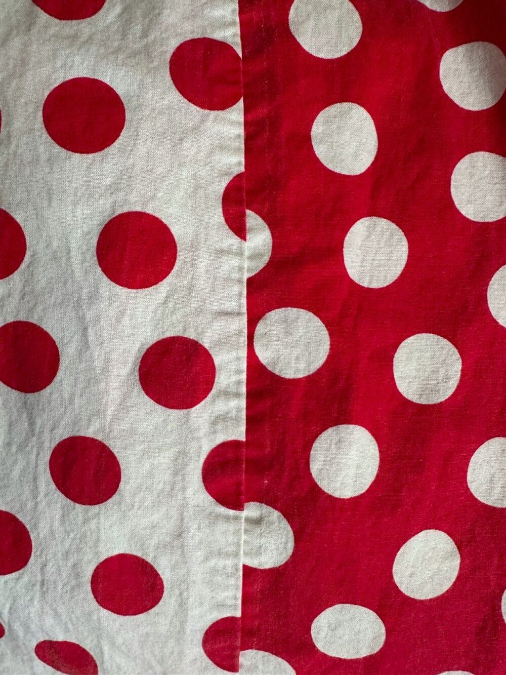 red and white polka dots duvet cover Queen Minnie Mouse